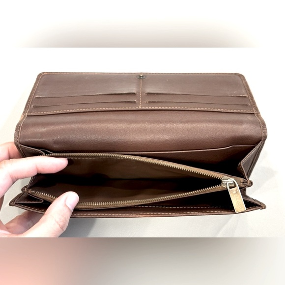 Celine Macadam Denim and Leather Continental Wallet - Picture 5 of 6